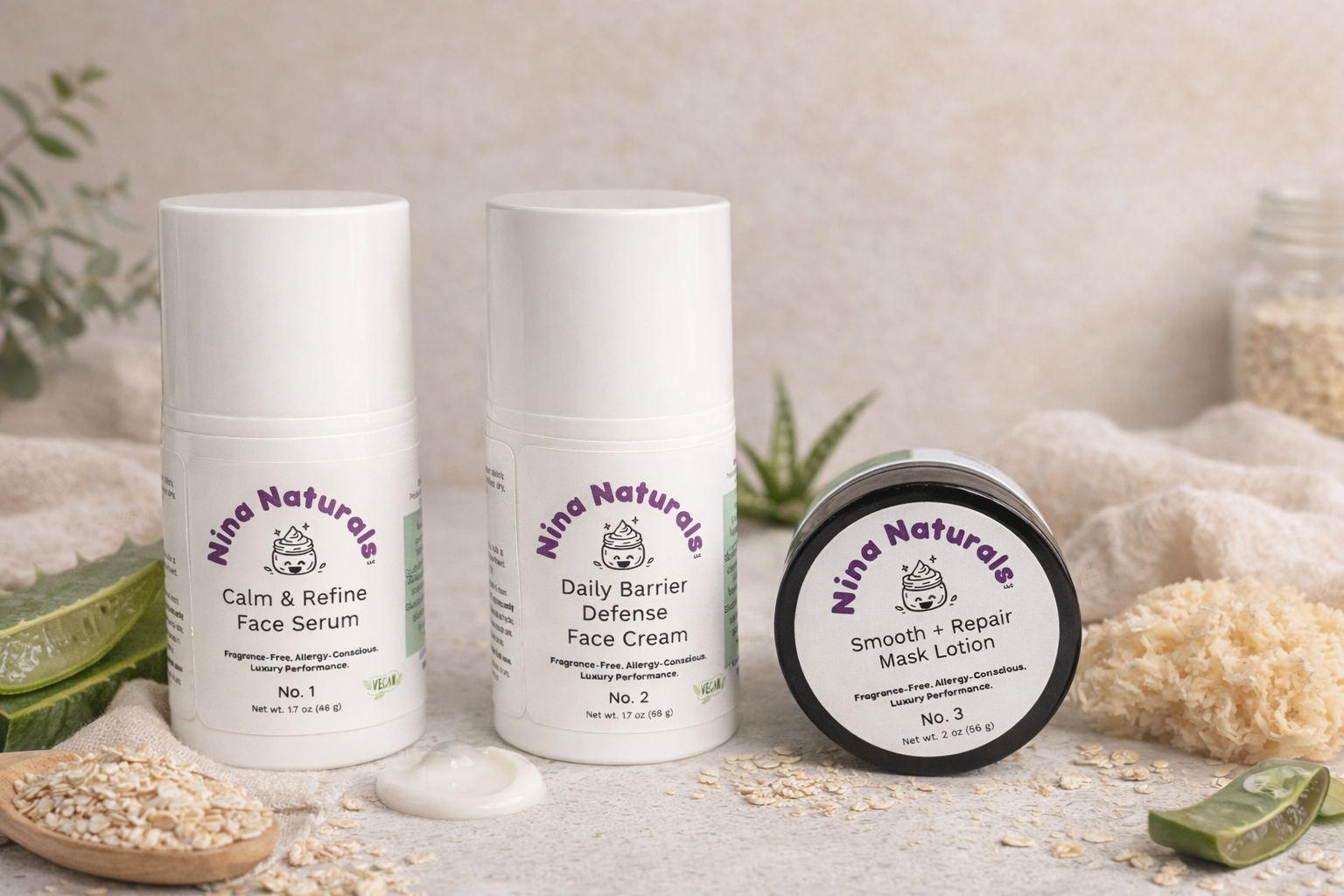The Essential Face Collection (Buy all 3 for $117) 10% Discount